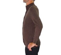 Thumbnail for TAKE TWO maglione uomo cardigan cashemire GAUGE 12 UT00603 MARRONE inverno 2025