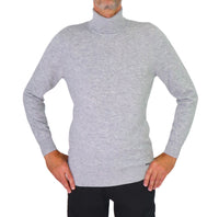 Thumbnail for TAKE TWO maglione uomo dolcevita cashemire GAUGE 12 UT00601 GRIGIO CHIARO inverno 2025