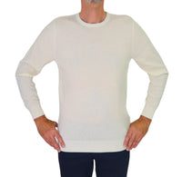 Thumbnail for TAKE TWO maglione uomo girocollo cashmere GAUGE 12 UT00600 PANNA inverno 2025