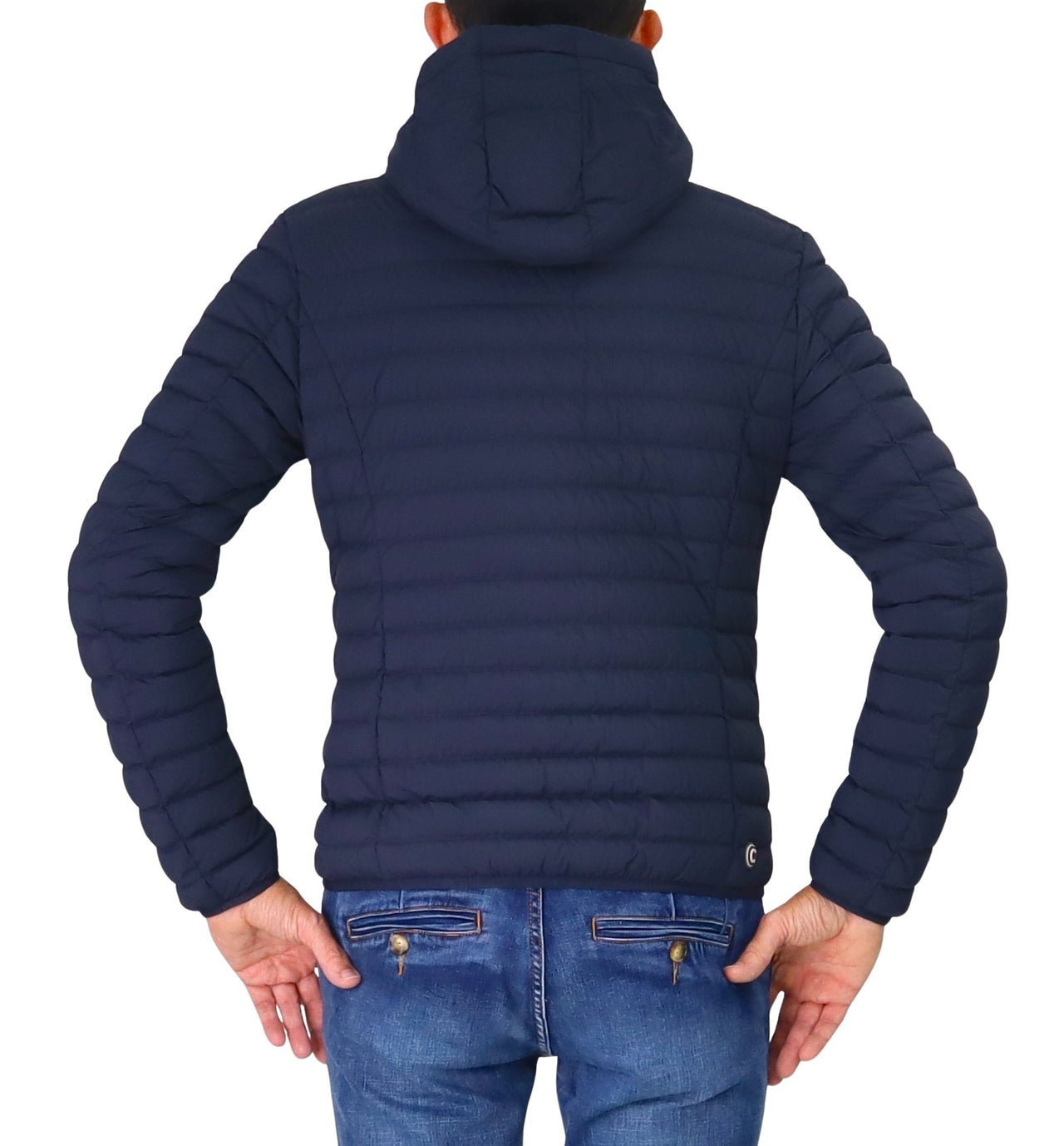COLMAR giubbotto uomo 100 grammi nylon cappuccio 1245 4ZP MINDSET 68 BLU inverno 2025