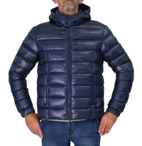 Thumbnail for COLMAR giubbotto uomo piumino cappuccio 1271R 2ZO POLISHED 68 BLU inverno 2025