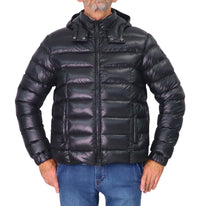 Thumbnail for COLMAR giubbotto uomo piumino cappuccio 1271R 2ZO POLISHED 99 NERO inverno 2025