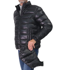 Thumbnail for COLMAR giubbotto uomo piumino cappuccio 1271R 2ZO POLISHED 99 NERO inverno 2025