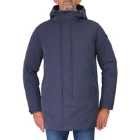 Thumbnail for COLMAR giubbotto uomo cappuccio stretch piuma 1288 4ZL DURABILITY 68 BLU inverno 2025