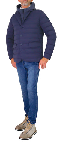 Thumbnail for COLMAR giubbotto uomo giacca nylon stretch cappuccio 1267 2ZL FUNCTIONALITY 68 BLU inverno 2025
