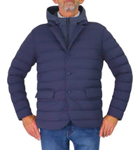 Thumbnail for COLMAR giubbotto uomo giacca nylon stretch cappuccio 1267 2ZL FUNCTIONALITY 68 BLU inverno 2025