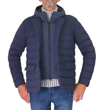 Thumbnail for COLMAR giubbotto uomo giacca nylon stretch cappuccio 1267 2ZL FUNCTIONALITY 68 BLU inverno 2025