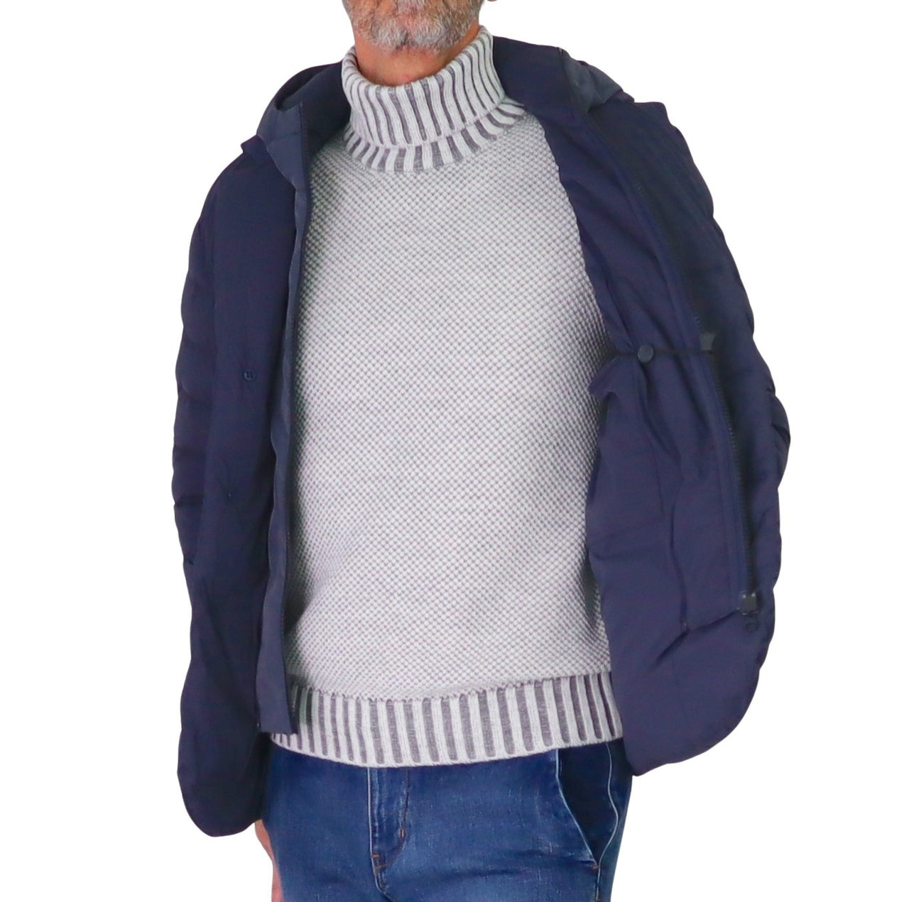 COLMAR giubbotto uomo giacca nylon stretch cappuccio 1267 2ZL FUNCTIONALITY 68 BLU inverno 2025