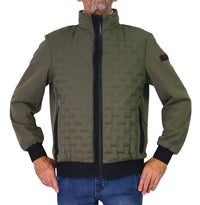 Thumbnail for PEUTEREY giubbotto uomo bimateriale piuma KILDIN BMAT PEU542101191969 689 VERDE inverno 2025