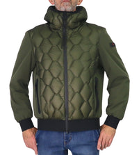 Thumbnail for PEUTEREY giubbotto uomo bimateriale piuma KOONS KJ BMAT PEU520701181862 690 VERDE inverno 2025