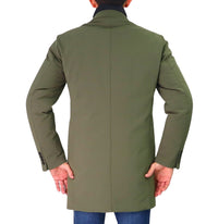 Thumbnail for PEUTEREY giubbotto uomo carcoat doppio collo piuma LOCH TJ PEU557301191942 689 VERDE inverno 2025