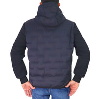 Thumbnail for PEUTEREY giubbotto uomo bimateriale cappuccio HOLZER SJN BMAT PEU520601191802 215 BLU inverno 2025