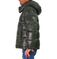 Thumbnail for PEUTEREY giubbotto uomo piuma cangiante cappuccio JEMI KSG PEU559501181998 669 VERDE inverno 2025