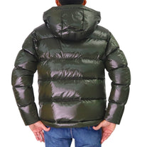 Thumbnail for PEUTEREY giubbotto uomo piuma cangiante cappuccio JEMI KSG PEU559501181998 669 VERDE inverno 2025