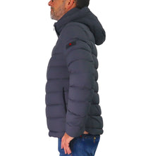 Thumbnail for PEUTEREY giubbotto uomo bomber piuma cappuccio BOGGS 04 PEU558201181971 799 GRIGIO inverno 2025