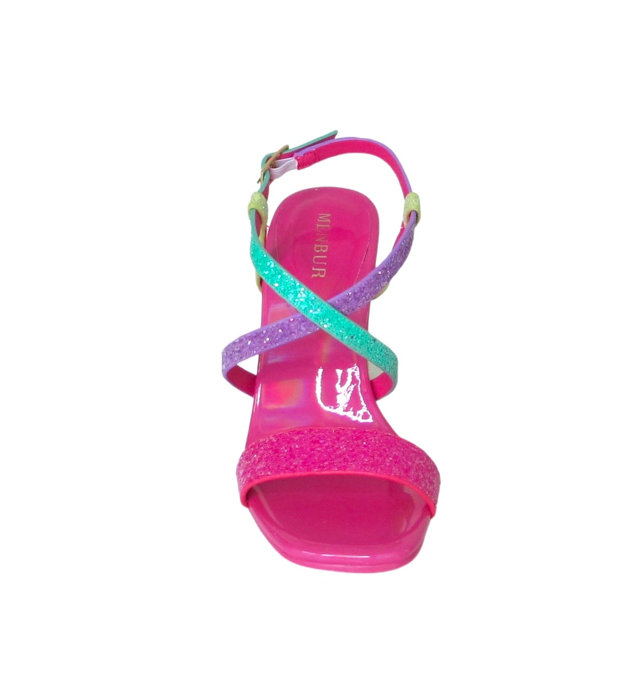 MENBUR sandali donna tacco alto glitter 23832 0033 MULTICOLOR estate 2023