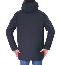 Thumbnail for PEUTEREY giubbotto uomo coprigiacca overcoat cappuccio METIDE STR 01 PEU556701192020 NERO inverno 2025