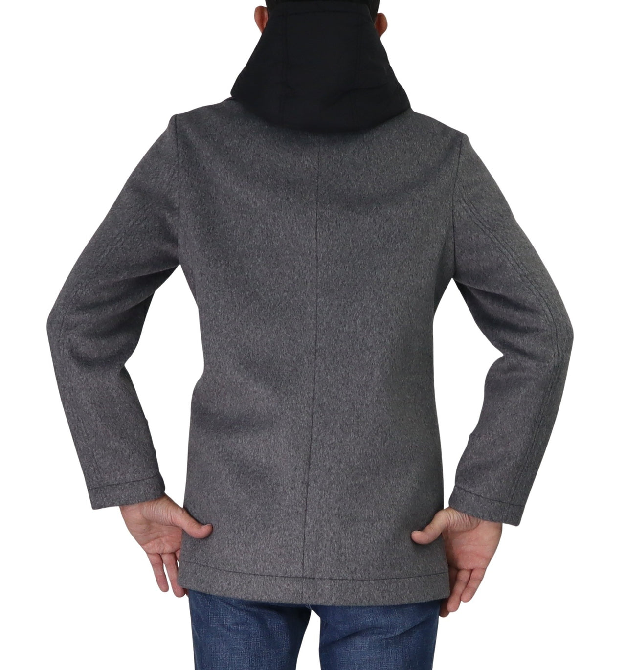 DISTRETTO 12 giubbotto uomo cappotto PEACOAT MANC HESTER GB1507 7209 GRIGIO inverno 2025