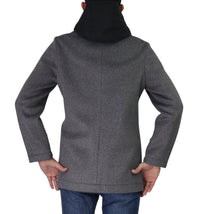 Thumbnail for DISTRETTO 12 giubbotto uomo cappotto PEACOAT MANC HESTER GB1507 7209 GRIGIO inverno 2025