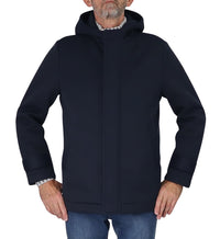 Thumbnail for DISTRETTO 12 giubbotto uomo cappuccio no imbottitura CRUISE GI2301 0003 BLU inverno 2025