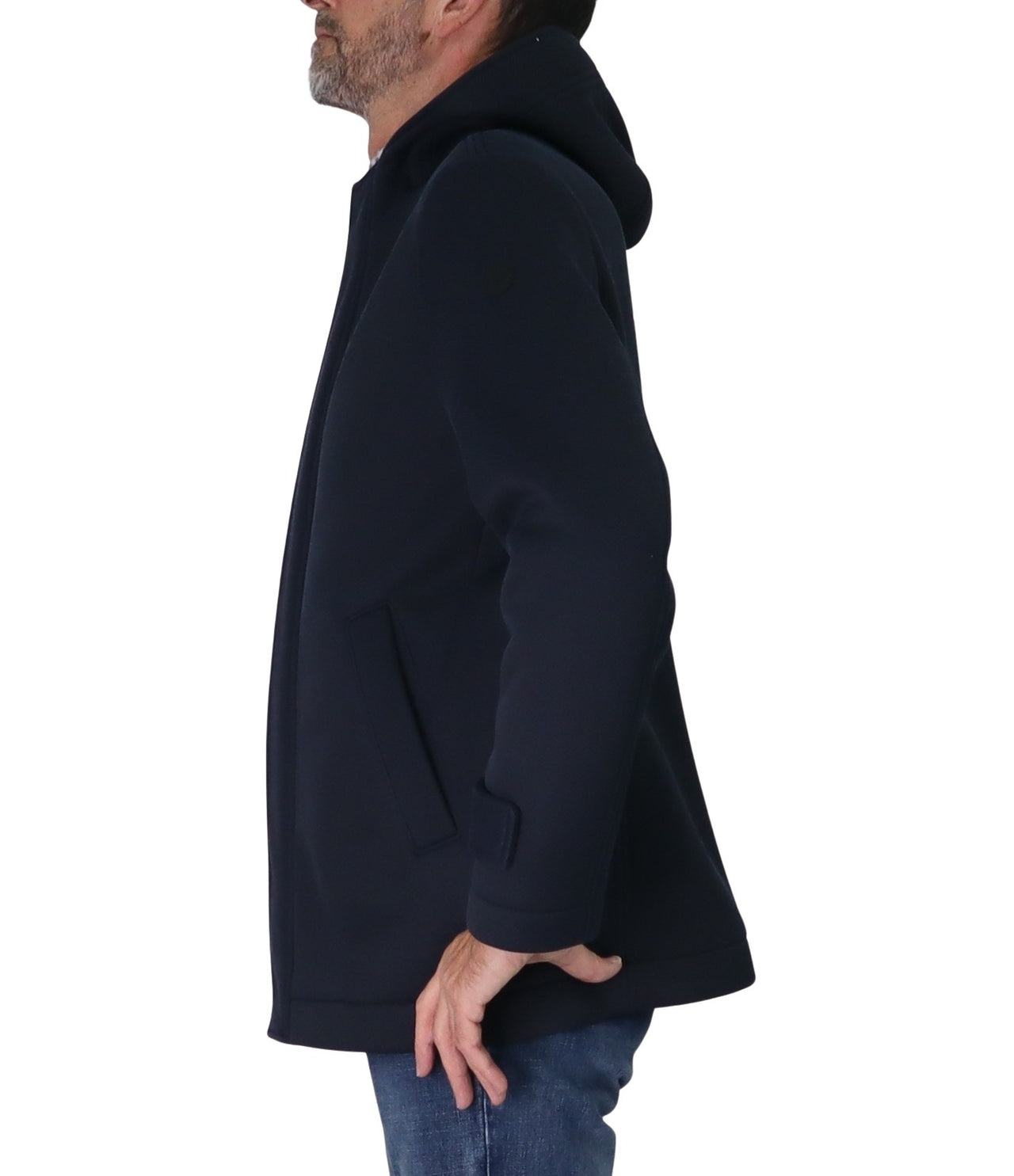 DISTRETTO 12 giubbotto uomo cappuccio no imbottitura CRUISE GI2301 0003 BLU inverno 2025