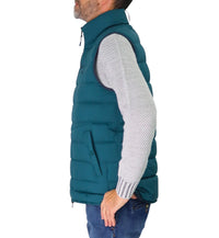 Thumbnail for HARMONT&BLAINE gilet uomo smanicato piuma double face K0P176 040332 843 VERDE BLU inverno 2025