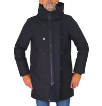 Thumbnail for PEUTEREY giubbotto uomo parka piuma cappuccio KASA KI 03 PEU485201111871 NER NERO inverno 2025