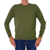 Thumbnail for HARMONT&BLAINE maglione uomo cashmere girocollo HRP689 031033 613 VERDE inverno 2025