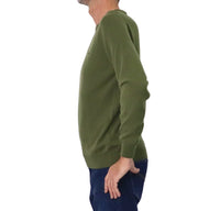 Thumbnail for HARMONT&BLAINE maglione uomo cashmere girocollo HRP689 031033 613 VERDE inverno 2025