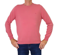 Thumbnail for HARMONT&BLAINE maglione uomo cashmere girocollo HRP689 031033 544 ROSA inverno 2025