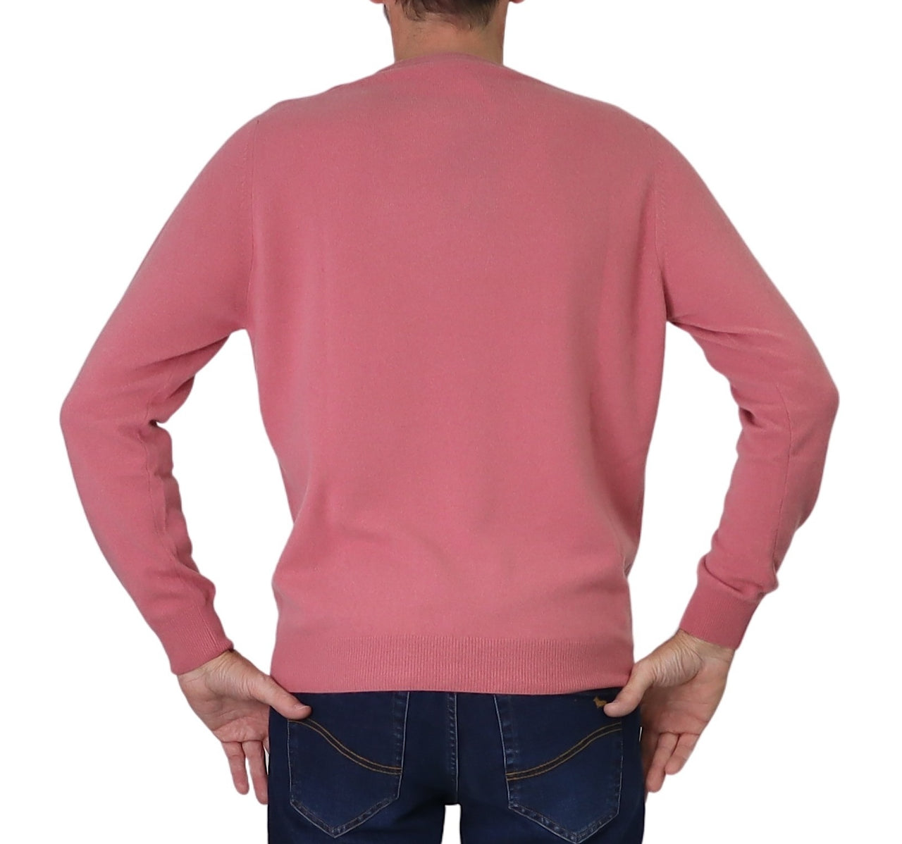 HARMONT&BLAINE maglione uomo cashmere girocollo HRP689 031033 544 ROSA inverno 2025