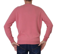 Thumbnail for HARMONT&BLAINE maglione uomo cashmere girocollo HRP689 031033 544 ROSA inverno 2025