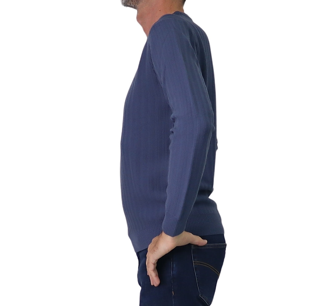 HARMONT&BLAINE maglione uomo lana girocollo HRP790 030277 835 CARTA DA ZUCCHERO inverno 2025