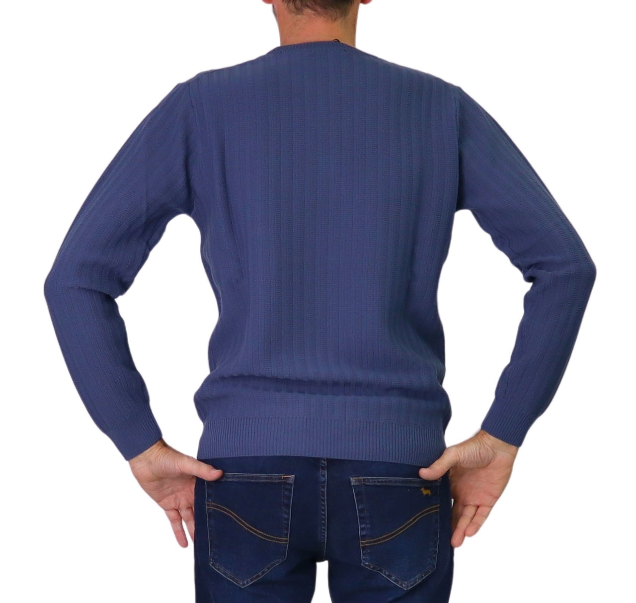 HARMONT&BLAINE maglione uomo lana girocollo HRP790 030277 835 CARTA DA ZUCCHERO inverno 2025