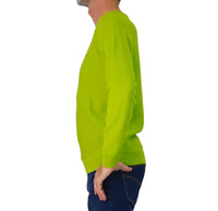 Thumbnail for HARMONT&BLAINE maglione uomo lana girocollo HRP781 030478 635 VERDE LIME inverno 2025