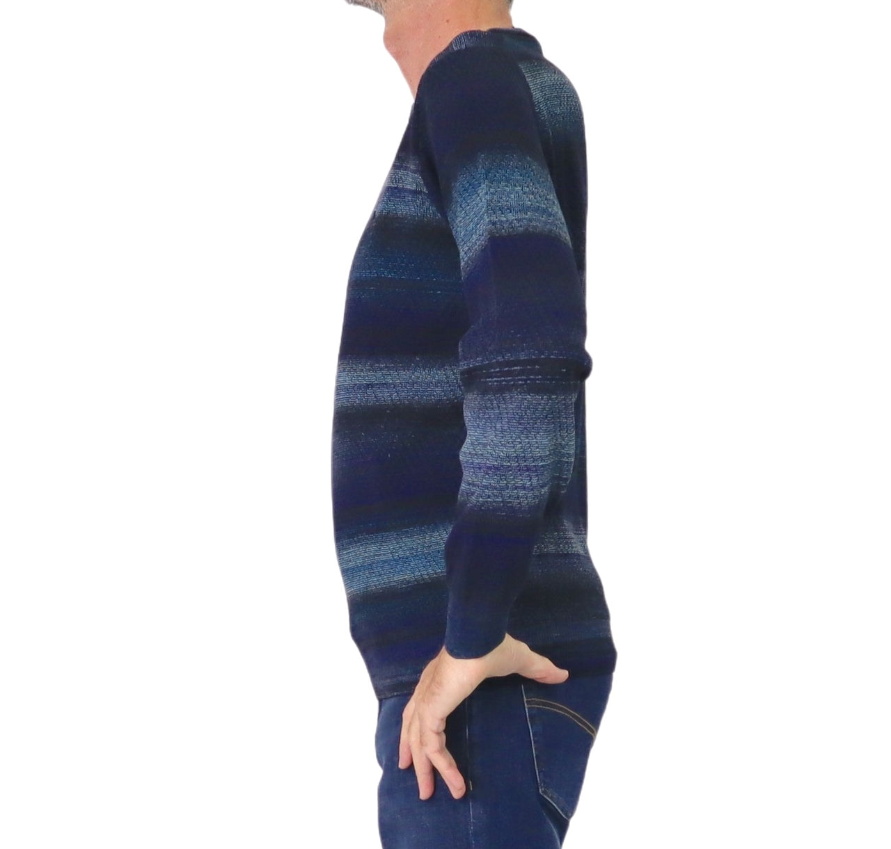 HARMONT&BLAINE maglione uomo lana girocollo HRP847 030277 999 BLU NERO inverno 2025