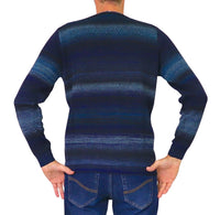 Thumbnail for HARMONT&BLAINE maglione uomo lana girocollo HRP847 030277 999 BLU NERO inverno 2025