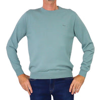 Thumbnail for HARMONT&BLAINE maglione uomo lana girocollo HRP001 030478 674 VERDE inverno 2025