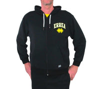 Thumbnail for ERREA' REPUBLIC felpa uomo cappuccio zip GRAPHIC R27G0R0Z00120 NERO estate 2023
