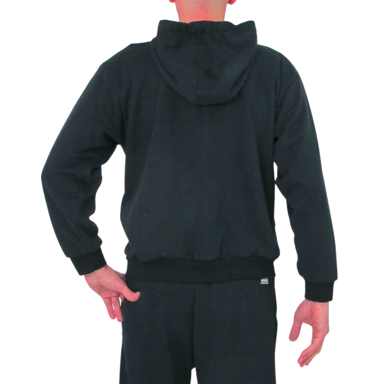 ERREA' REPUBLIC felpa uomo cappuccio zip GRAPHIC R27G0R0Z00120 NERO estate 2023