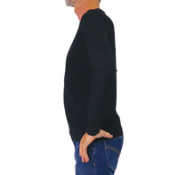 Thumbnail for HARMONT&BLAINE maglione uomo caldo cotone girocollo HRP820 030788 999 NERO inverno 2025