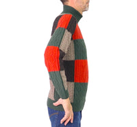 Thumbnail for HARMONT&BLAINE maglione uomo lana collo alto HRP799 030646 613 MULTICOLOR inverno 2025