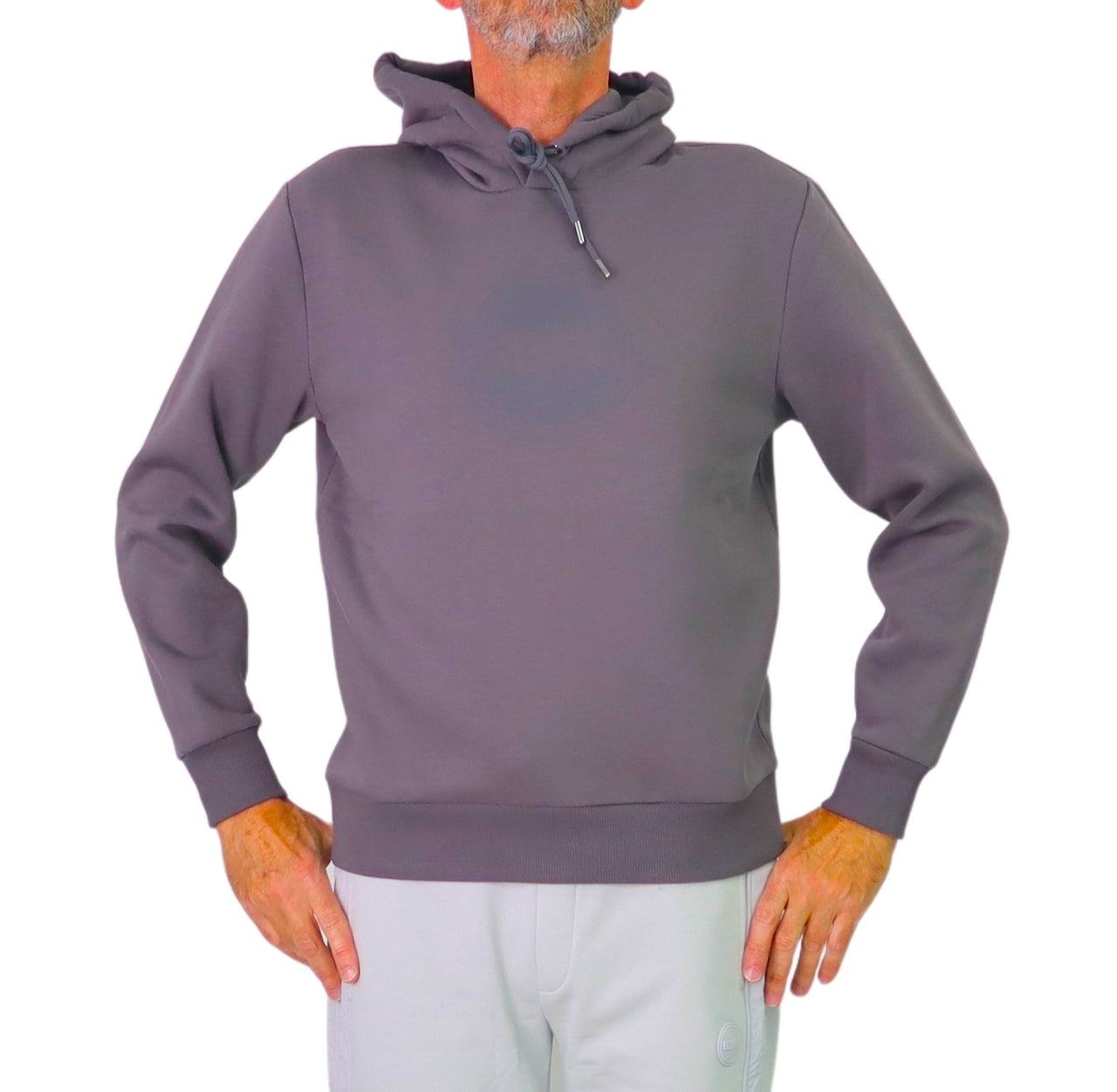 COLMAR felpa uomo cappuccio cotone maxi logo 6248 1WX MODISH 378 GRIGIO inverno 2025