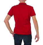 HARMONT & BLAINE polo uomo cotone LNJ010 021148 513 ROSSO SCURO estate 2023
