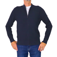 Thumbnail for PEUTEREY maglione uomo full zip caldo cotone STROMSTAD FW 01 PEU561999012365 215 BLU inverno 2025