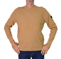 Thumbnail for PEUTEREY maglione uomo girocollo caldo cotone GARGALLO FW 02 PEU561799012365 995 CAMMELLO inverno 2025