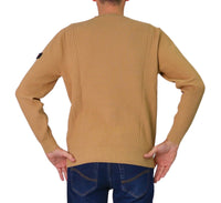 Thumbnail for PEUTEREY maglione uomo girocollo caldo cotone GARGALLO FW 02 PEU561799012365 995 CAMMELLO inverno 2025