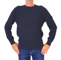 Thumbnail for PEUTEREY maglione uomo girocollo caldo cotone GARGALLO FW 02 PEU561799012365 215 BLU inverno 2025