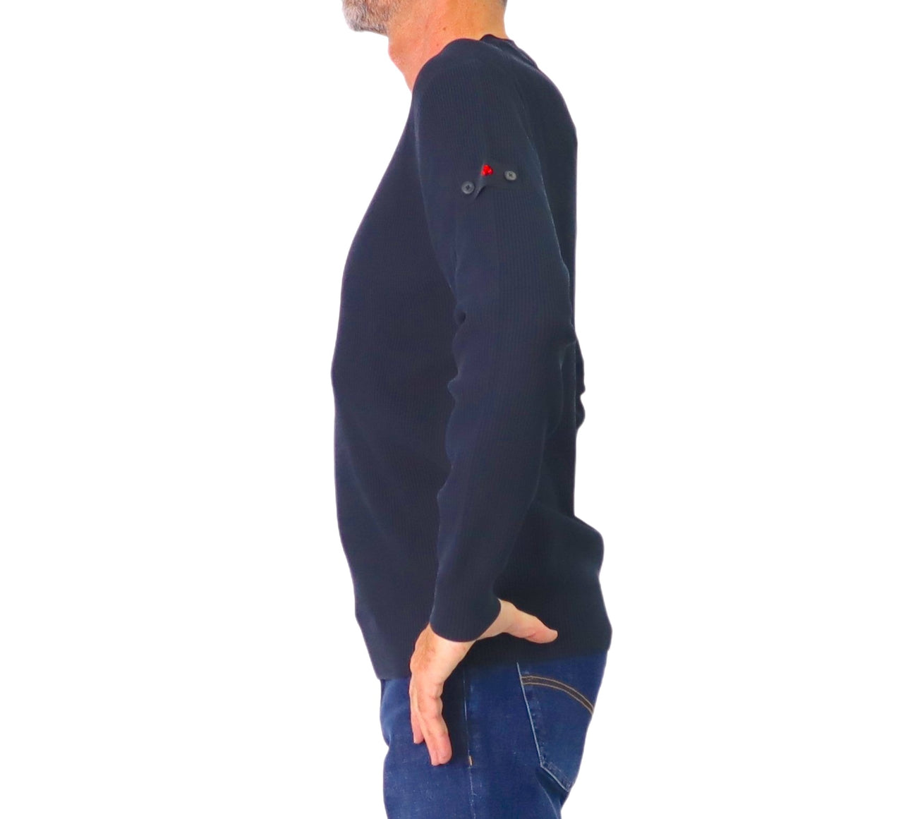 PEUTEREY maglione uomo girocollo caldo cotone GARGALLO FW 02 PEU561799012365 215 BLU inverno 2025