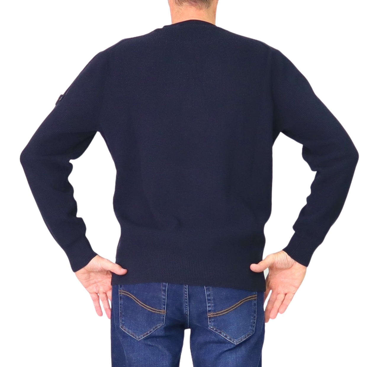 PEUTEREY maglione uomo girocollo caldo cotone GARGALLO FW 02 PEU561799012365 215 BLU inverno 2025